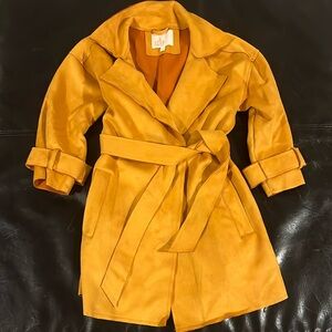 Gb Girls Suede Coat